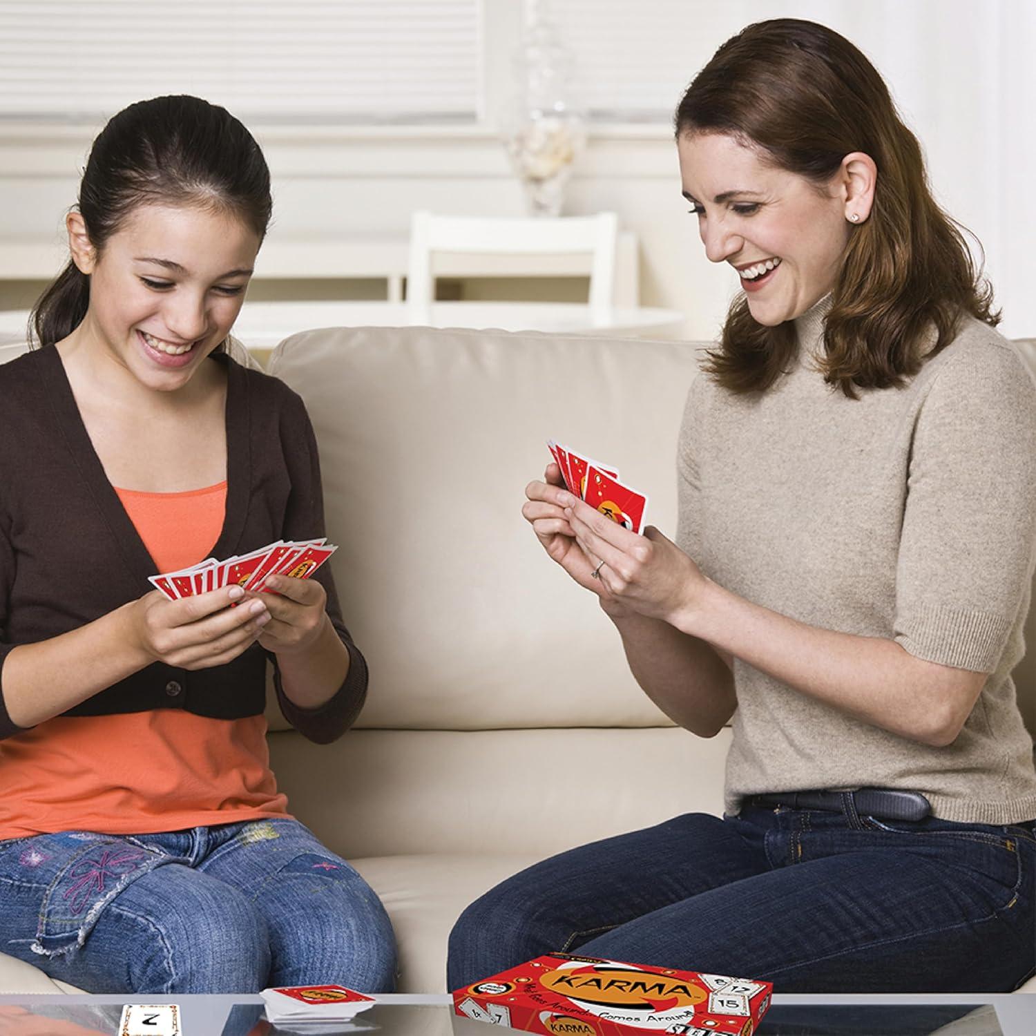 image:imageKARMA Card Games for Kids Kids Family Games Night MultiPlayer Screen Free Travel Games Playing Cards What Goes Around Comes Around Ages 8Karma