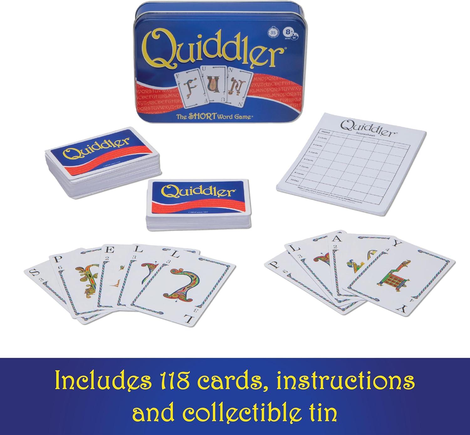 image:imageKarma Card Games for Kids Card Games for Adults Family Games Night Card Games for Families MultiPlayer Screen Free Travel Games Playing Cards What Goes Around Comes Around Ages 8Quiddler