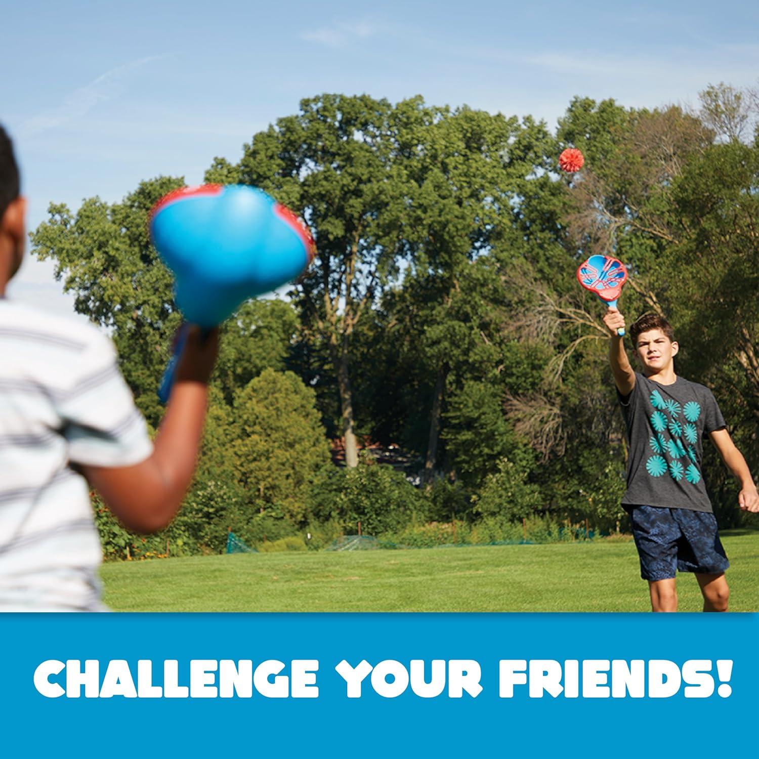 image:imageKoosh Flix Stix Kids Outdoor Toys Beach Toys Plays Like Lacrosse Kids Games Outdoor Games for Adults and Family Koosh Ball Included Outdoor Play Toys ScreenFree Ages 6BlueRed