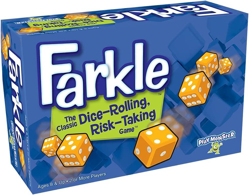 image:imagePlayMonster Farkle Classic Dice Game Family Game Night Easy to Travel Ages 8Classic Set