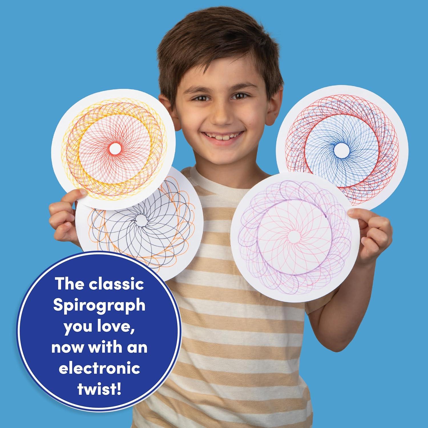 image:imageSpirograph Jr Jumbo Sized Gears Classic Retro Toy For Spiral Drawing Art Design Toy Kit for Smaller Hands For Kids Ages 3 and UpElectric Machine