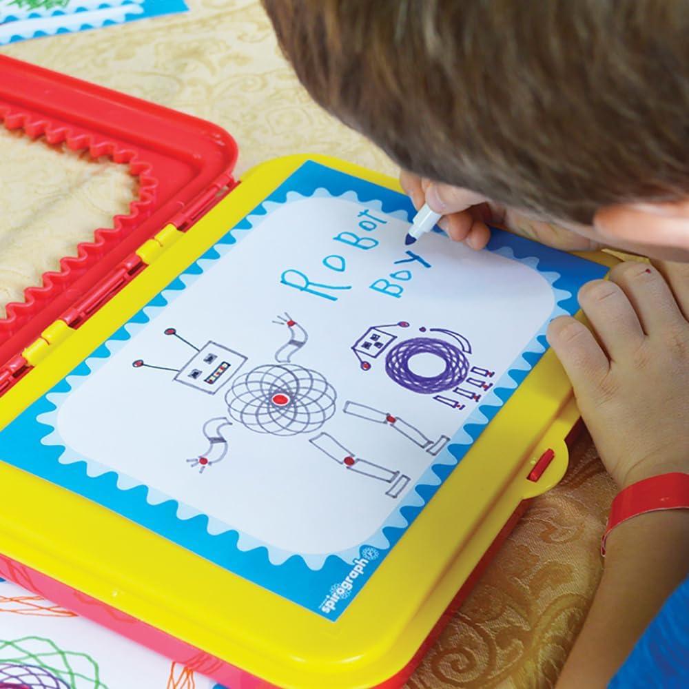 image:imageSpirograph Jr Jumbo Sized Gears Classic Retro Toy For Spiral Drawing Art Design Toy Kit for Smaller Hands For Kids Ages 3 and UpOriginal