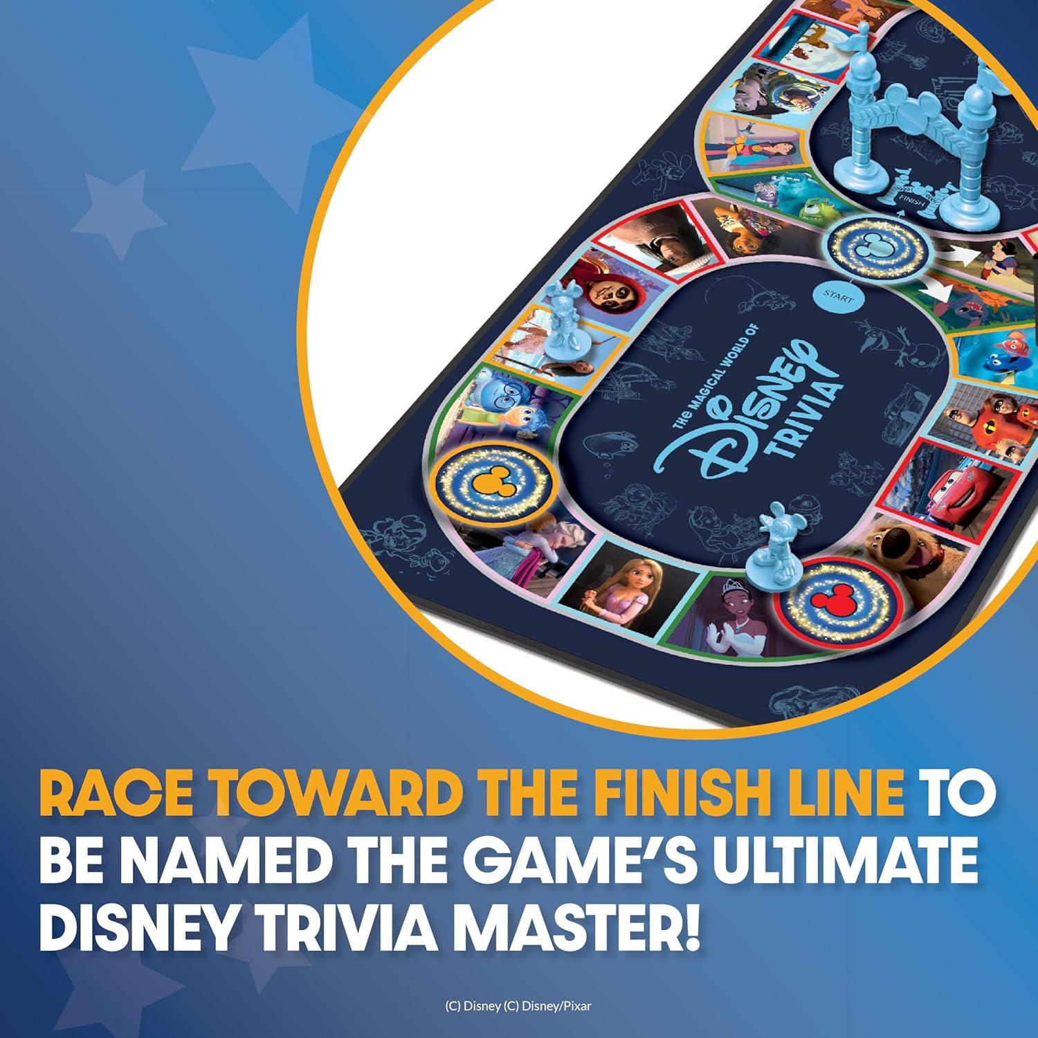 image:imageThe Magical World of Disney Trivia Games Board Games for Family Night MultiPlayer Board Game Family Board Game Travel Games Disney Toys Ages 6Blue