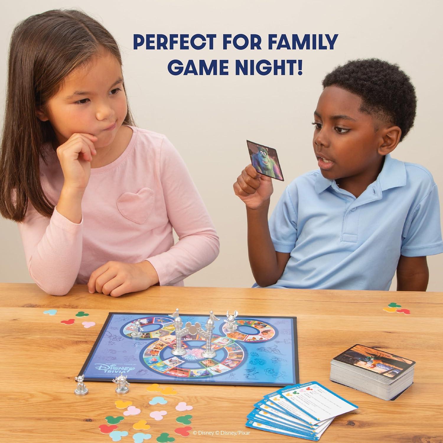 image:imageThe Magical World of Disney Trivia Games Board Games for Family Night MultiPlayer Board Game Family Board Game Travel Games Disney Toys Ages 6Kids