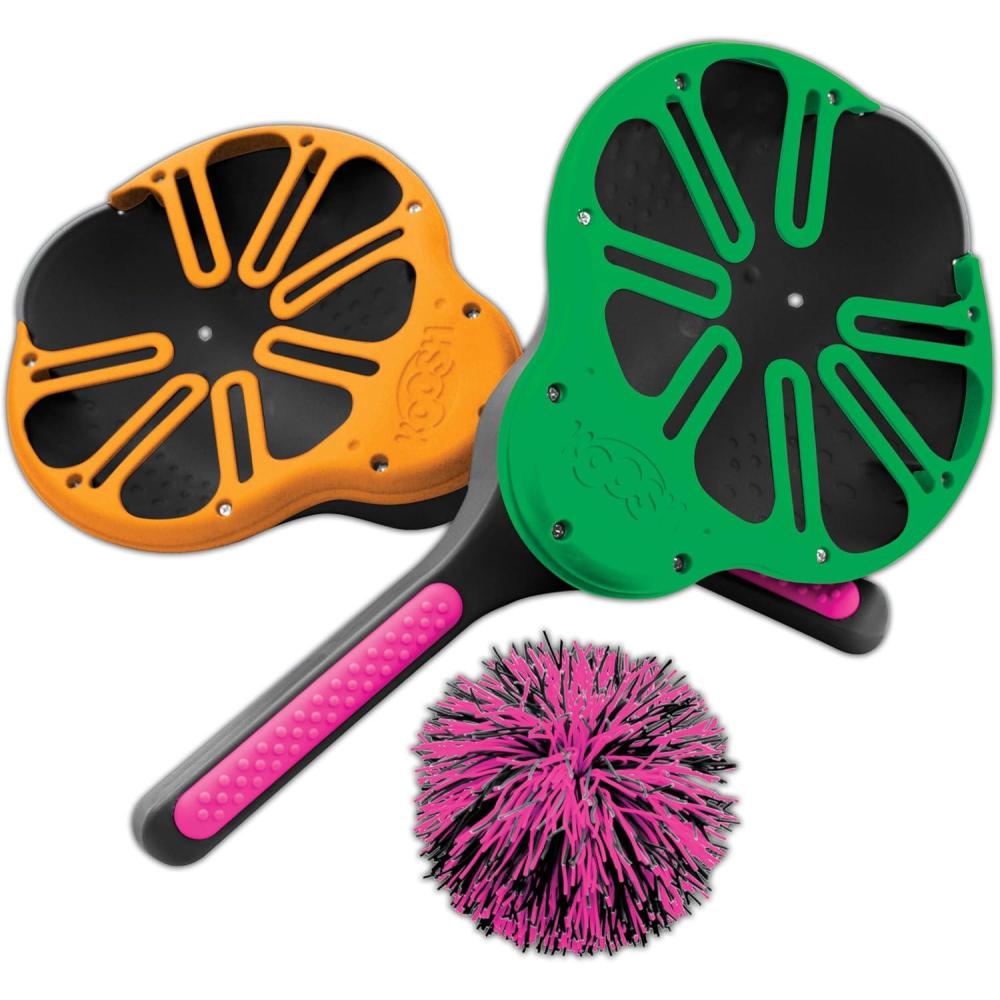 image:imageKoosh Flix Stix Kids Outdoor Toys Beach Toys Plays Like Lacrosse Kids Games Outdoor Games for Adults and Family Koosh Ball Included Outdoor Play Toys ScreenFree Ages 6Neon