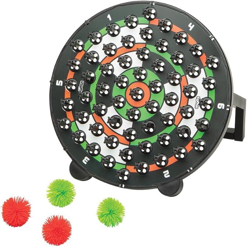 image:imageKoosh Kornhole Cornhole Set for Kids Outdoor Toys for Boys and Girls Perfect for Beginners Preschool Toys Easy Storage 1 Kornhole Board 6 Koosh Balls Included Ages 5Darts