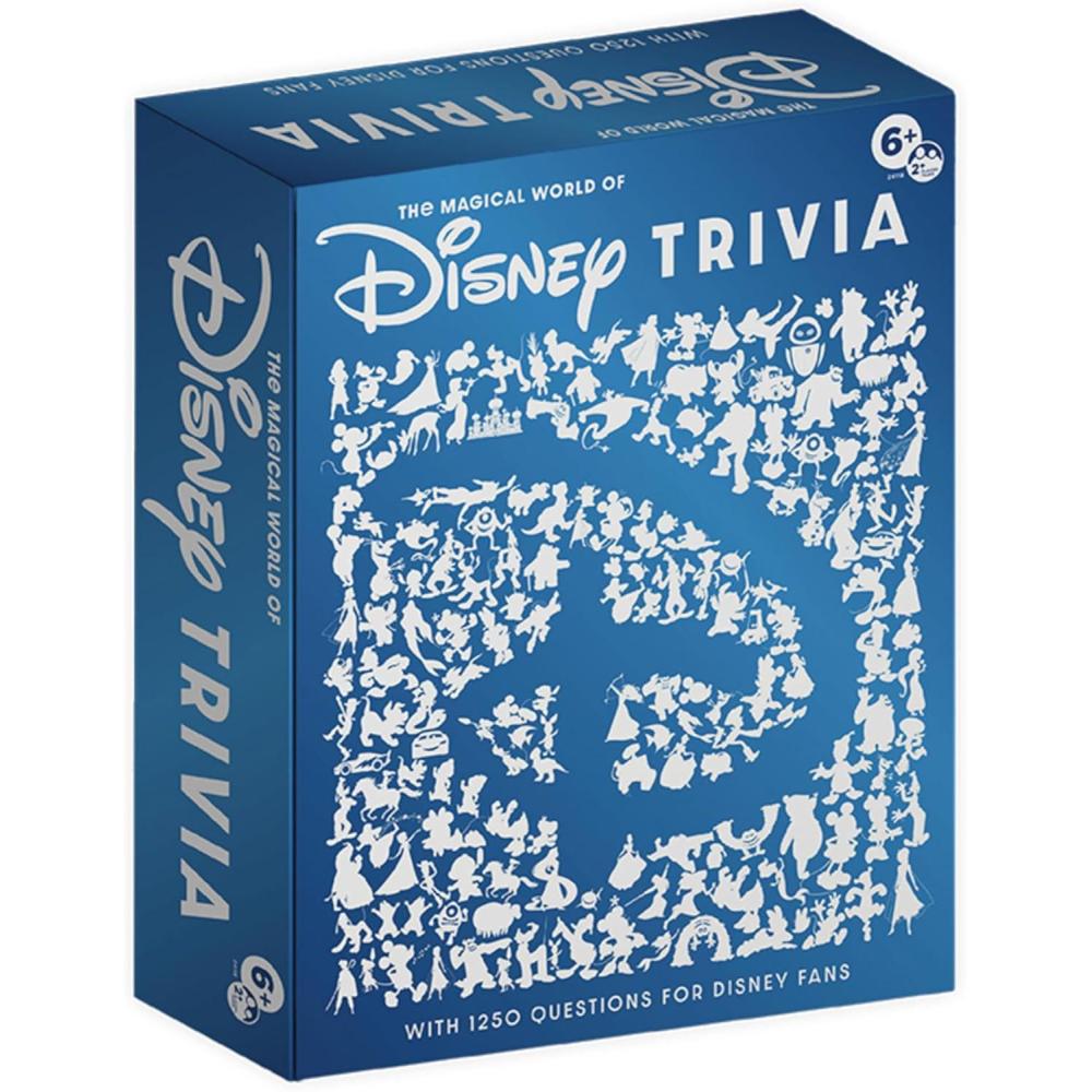 image:imageThe Magical World of Disney Trivia Games Board Games for Family Night MultiPlayer Board Game Family Board Game Travel Games Disney Toys Ages 6Blue