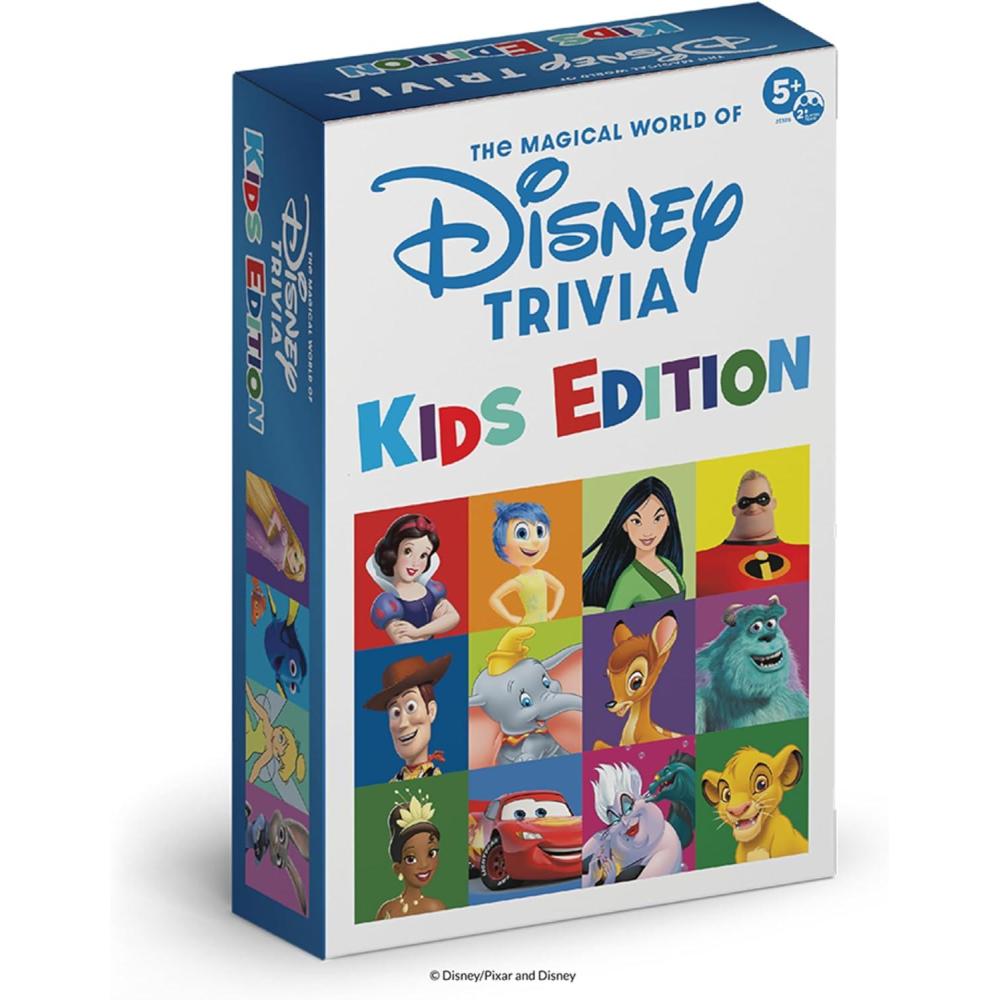 image:imageThe Magical World of Disney Trivia Games Board Games for Family Night MultiPlayer Board Game Family Board Game Travel Games Disney Toys Ages 6Kids