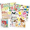 Colorforms Stickers for Kids – Sticker Book, Farm Picture Playset, Arts and Crafts, Toddler Stickers, Repositionable Pieces for Endless Story Fun, for Boys and Girls, Ages 3+