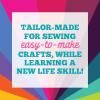 Craft-Tastic Let’s Learn to Sew – Mini Sewing Kit, Arts and Crafts, Art Supplies, Embroidery Kit for Beginners, Includes Sewing Supplies, Easy-to-Follow Instructions, Arts & Crafts, Ages 7+(Let’s Learn to Sew Craft Kit)