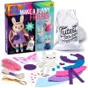 Craft-tastic – Make a Fox Friend Craft Kit – Learn to Make 1 Easy-to-Sew Stuffie with Clothes & Accessories(Make a Bunny Friend Craft Kit)