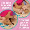 Craft-tastic – Make a Fox Friend Craft Kit – Learn to Make 1 Easy-to-Sew Stuffie with Clothes & Accessories(Pony)