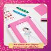 Fashion Plates Classic – Girls Fashion, Mix-and-Match Drawing Kit, Arts and Crafts, Coloring, Art Supplies, Craft Supplies, Stencils, Crayons Included, Create Your Own Fashion Designs, Ages 6+(Disney)