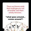 KARMA Card Games for Kids – Kids, Family Games Night, Multi-Player, Screen Free, Travel Games, Playing Cards, What Goes Around, Comes Around, Ages 8+(Karma)