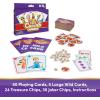 Karma Card Games for Kids – Card Games for Adults, Family Games Night, Card Games for Families, Multi-Player, Screen Free, Travel Games, Playing Cards, What Goes Around, Comes Around, Ages 8+(Five Crowns JR)