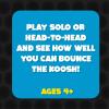 Koosh Double Paddle Playset — Paddles and Ball for Added Koosh Fun! — Fidget Toy — For Ages 6+(Green)