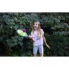 Koosh Double Paddle Playset — Paddles and Ball for Added Koosh Fun! — Fidget Toy — For Ages 6+(Green)