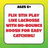 Koosh Flix Stix – Kids Outdoor Toys, Beach Toys, Plays Like Lacrosse, Kids Games, Outdoor Games for Adults and Family, Koosh Ball Included, Outdoor Play Toys, Screen-Free, Ages 6+(Neon)