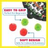 Koosh Kornhole, Cornhole Set for Kids – Outdoor Toys for Boys and Girls, Perfect for Beginners, Preschool Toys, Easy Storage, 1 Kornhole Board, 6 Koosh Balls Included, Ages 5+(Darts)