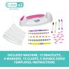Loopdedoo Deluxe DIY Friendship Bracelet Maker Kit – Make Bracelets in Minutes for Birthdays and Friendship Gifts – Award Winning Crafts Kit for Kids Aged 8+(Colorspin)