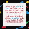 PlayMonster Giant Spoons,Card Games for Kids – Spoons Game,Deck of Cards,Fun Family Games for Kids and Adults, Playing Cards,Game Night, Travel Games, 3-6 Multi-Player Card Game,Ages 7+(Giant Spoons)