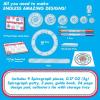 Spirograph Design Set Collectors Tin – Arts and Crafts, Kids Toys, Art Supplies, Craft Supplies, Drawing Kit, Spiral Art, Classic Gear Design Kit, Pens, Design Sheet Included, Ages 8 and Up(Design Tin)