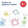 Spirograph Jr. — Jumbo Sized Gears Classic Retro Toy For Spiral Drawing Art Design Toy Kit for Smaller Hands — For Kids Ages 3 and Up(Original)