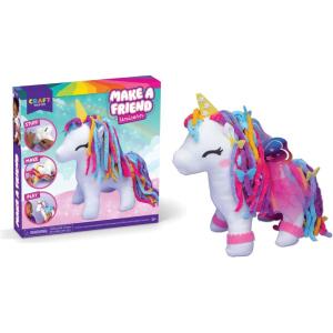 Craft-tastic – Make a Fox Friend Craft Kit – Learn to Make 1 Easy-to-Sew Stuffie with Clothes & Accessories(Unicorn)