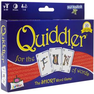 KARMA Card Games for Kids – Kids, Family Games Night, Multi-Player, Screen Free, Travel Games, Playing Cards, What Goes Around, Comes Around, Ages 8+(Quiddler)