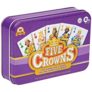 Karma Card Games for Kids – Card Games for Adults, Family Games Night, Card Games for Families, Multi-Player, Screen Free, Travel Games, Playing Cards, What Goes Around, Comes Around, Ages 8+(Five Crowns)