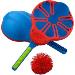 Koosh Flix Stix – Kids Outdoor Toys, Beach Toys, Plays Like Lacrosse, Kids Games, Outdoor Games for Adults and Family, Koosh Ball Included, Outdoor Play Toys, Screen-Free, Ages 6+(Blue/Red)