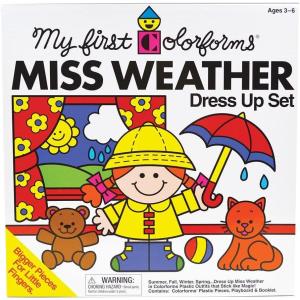 My First Colorforms Miss Weather Set(Miss Weather)