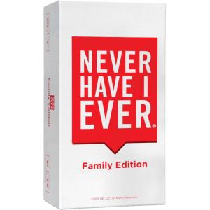 Never Have I Ever | The Ultimate Party Game for Bachelorette Parties and Ladies’ Nights | I Have & I Have Never Paddles Included | Intended for Women’s Game Night & Mature Adult Women Ages 17+(Family Edition)