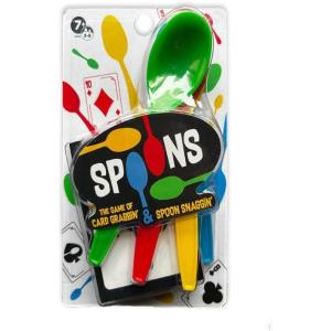 PlayMonster Giant Spoons,Card Games for Kids – Spoons Game,Deck of Cards,Fun Family Games for Kids and Adults, Playing Cards,Game Night, Travel Games, 3-6 Multi-Player Card Game,Ages 7+(Spoons Mini)