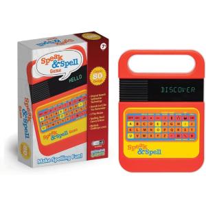 Playmonster Original Waterfuls Classic Handheld Water Games – Kids Games, Retro Travel Games, Fidget Toys for Kids, Autism Toys, 6 Interchangeable Back Panels, Screen Free Play, Portable, Ages 3+(Speak & Spell)