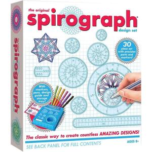 Spirograph Design Set Collectors Tin – Arts and Crafts, Kids Toys, Art Supplies, Craft Supplies, Drawing Kit, Spiral Art, Classic Gear Design Kit, Pens, Design Sheet Included, Ages 8 and Up(Design Box)