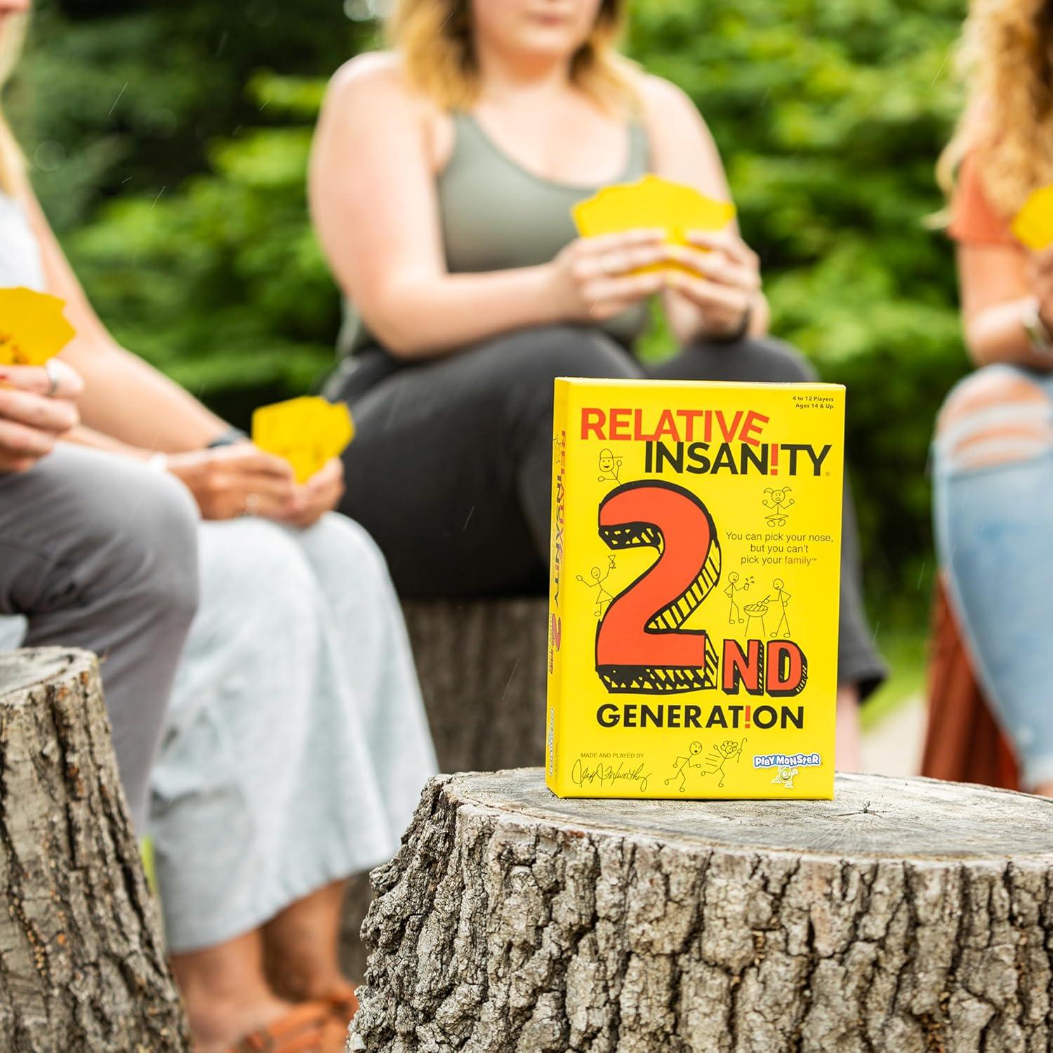 image:imageRelative Insanity Card Games Family Games Night Kids Games Laugh Till You Drop Card Games for Adults Travel Games Fun Kid Games Designed by Comedian Jeff Foxworthy MultiPlayer Ages 142nd Gen