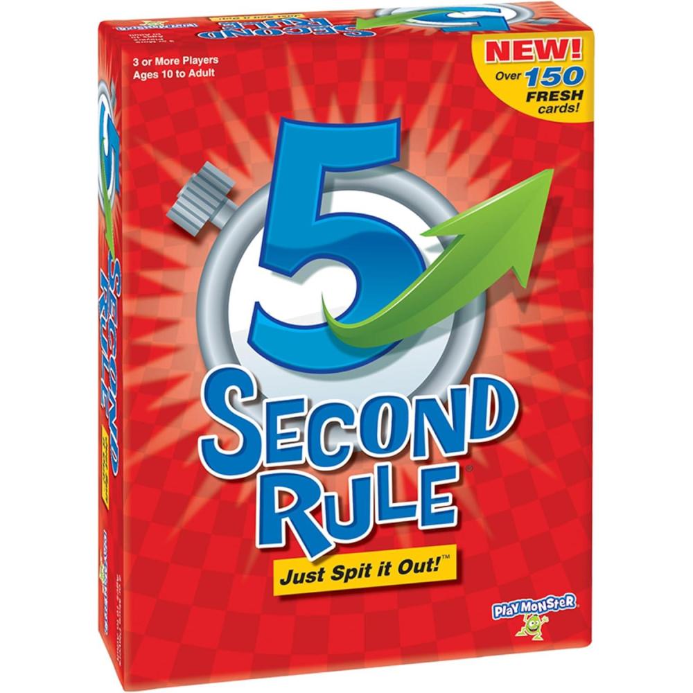 image:image5 Second Rule Game  Simple Questions Card Game for Family Fun Party Kids Travel Game Night amp Sleepovers  Think Fast and Shout Out Answers  For Ages 105 Second Rule