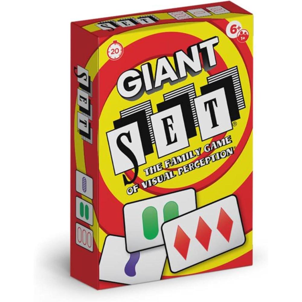 image:imageSet Giant Card Games for Kids  Jumbo Playing Cards Matching Game Learning Games Fun Family Games Game Night Travel Games MultiPlayer Card Game of Visual Perception Ages 6SET Giant