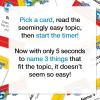 5 Second Rule Game – Simple Questions Card Game for Family Fun, Party, Kids, Travel, Game Night & Sleepovers – Think Fast and Shout Out Answers – For Ages 10+(5 Second Rule)
