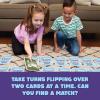 Giant Matching Game, Summer Toys, Game Night, Travel Games, Memory, Learning Game, Jumbo Playing Cards, Card Game for Kids and Adults, Ages 3+(Baby Animal)