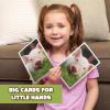 Giant Matching Game, Summer Toys, Game Night, Travel Games, Memory, Learning Game, Jumbo Playing Cards, Card Game for Kids and Adults, Ages 3+(Farm)