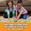 Giant Matching Game, Summer Toys, Game Night, Travel Games, Memory, Learning Game, Jumbo Playing Cards, Card Game for Kids and Adults, Ages 3+(Jungle)