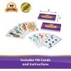 Set Giant Card Games for Kids – Jumbo Playing Cards, Matching Game, Learning Games, Fun Family Games, Game Night, Travel Games, Multi-Player Card Game of Visual Perception, Ages 6+(Five Crowns Giant)