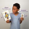 Set Giant Card Games for Kids – Jumbo Playing Cards, Matching Game, Learning Games, Fun Family Games, Game Night, Travel Games, Multi-Player Card Game of Visual Perception, Ages 6+(Five Crowns Giant)