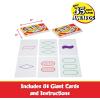 Set Giant Card Games for Kids – Jumbo Playing Cards, Matching Game, Learning Games, Fun Family Games, Game Night, Travel Games, Multi-Player Card Game of Visual Perception, Ages 6+(SET Giant)