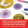 Spirograph Die-Cast Collectors Set – Special Edition, Arts and Crafts, Kids Toys, Art Supplies, Craft Supplies, Drawing Kit, Spiral Art, Metal Gear Design Kit, Pens, Design Sheet Included, Ages 8+