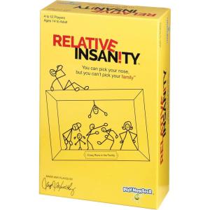 Relative Insanity, Card Games – Family Games Night, Kids Games, Laugh Till You Drop Card Games for Adults, Travel Games, Fun, Kid Games, Designed by Comedian Jeff Foxworthy, Multi-Player, Ages 14+(Original)