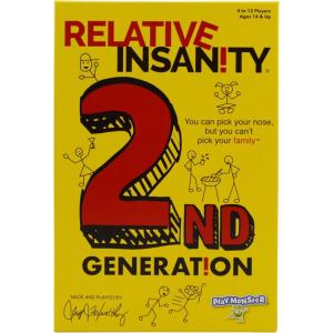 Relative Insanity, Card Games – Family Games Night, Kids Games, Laugh Till You Drop Card Games for Adults, Travel Games, Fun, Kid Games, Designed by Comedian Jeff Foxworthy, Multi-Player, Ages 14+(2nd Gen)