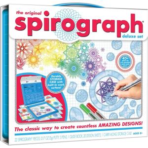 Spirograph — Deluxe Set — Spiral Art Drawing Kit — The Classic Way to Make Countless Amazing Designs — For Kids Ages 8+(Deluxe)